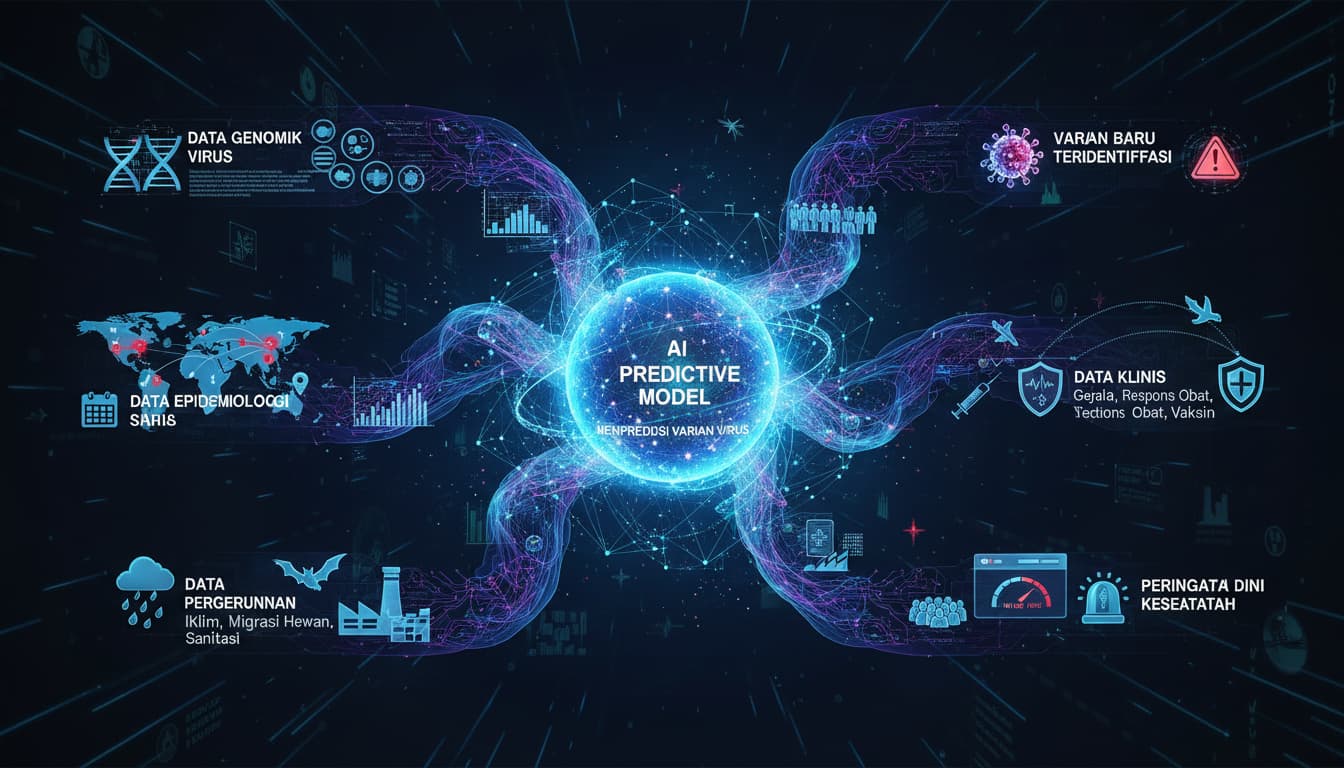 AI Predictive Modeling: Memprediksi Varian Virus Berikutnya Sebelum Terjadi Outbreak