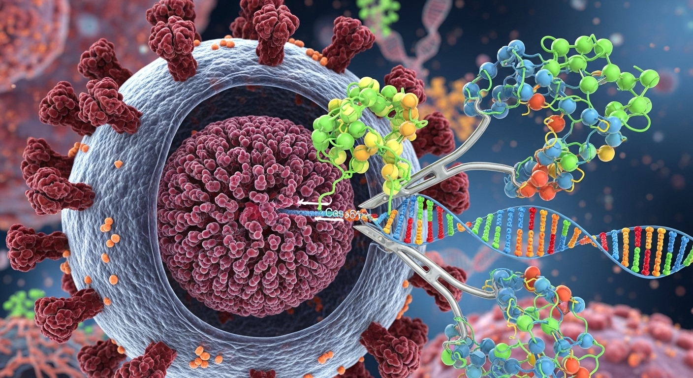 CRISPR sebagai Senjata Antiviral: Memotong Genom Virus dari Dalam