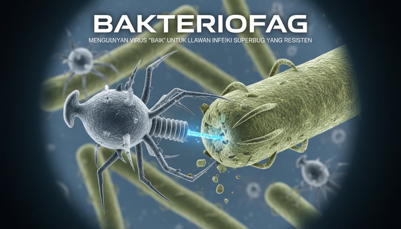 Bakteriofag: Menggunakan Virus 'Baik' untuk Melawan Infeksi Superbug yang Resisten