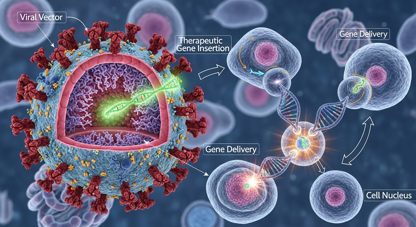 Viral Vector dalam Terapi Gen: Memanfaatkan Virus untuk Menyembuhkan Penyakit Genetik