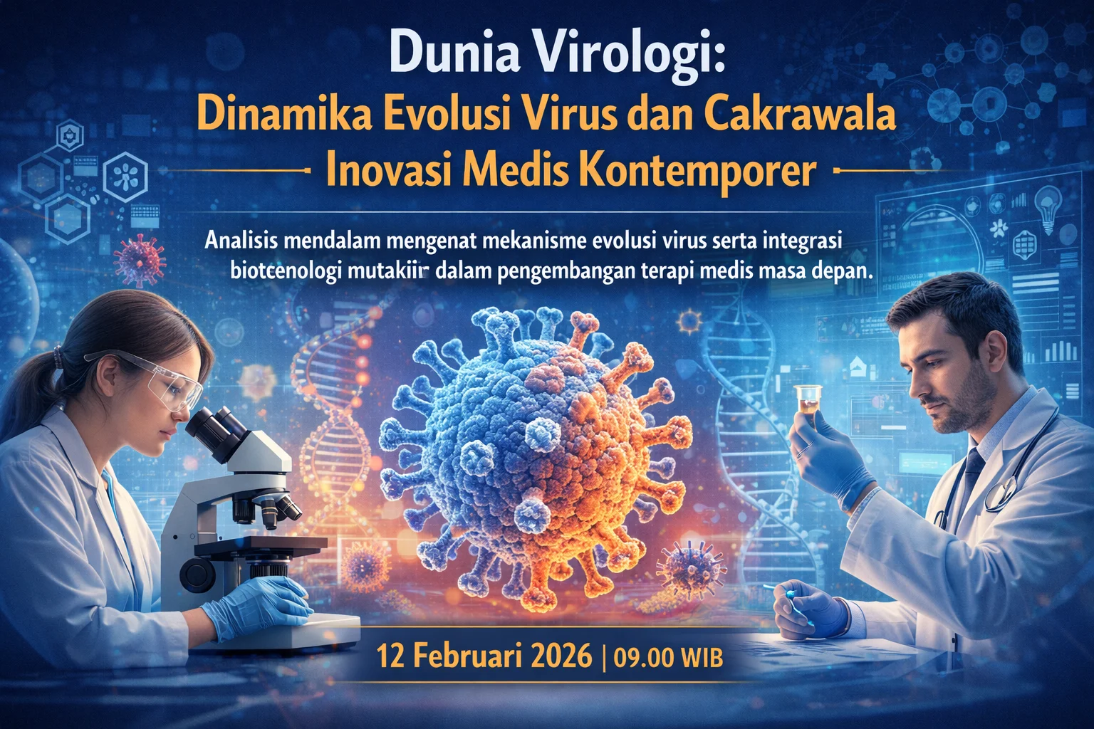 Dunia Virologi: Dinamika Evolusi Virus dan Cakrawala Inovasi Medis Kontemporer